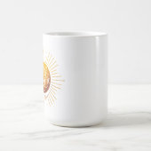 Hallo Sunshine koffie mok, geïsoleerde beker Koffiemok (Center)