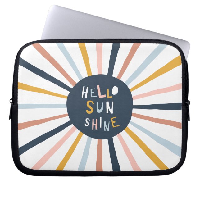hallo Sunshine Laptop Sleeve (Voorkant)
