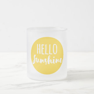 hallo Sunshine Matglas Koffiemok