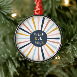 hallo Sunshine Metalen Ornament