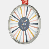 hallo Sunshine Metalen Ornament (Links)