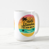 Hallo Sunshine – Motivatie quote Koffiemok (Voorkant rechts)