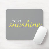 "Hallo Sunshine" Mousepad Muismat (Met muis)
