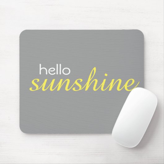 "Hallo Sunshine" Mousepad Muismat (Met muis)