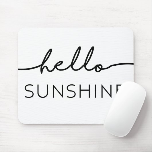 hallo Sunshine Muismat (Met muis)