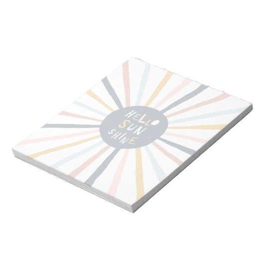 hallo Sunshine Notitieblok (Linkerzijde)