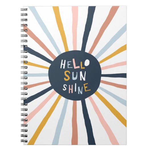 hallo Sunshine Notitieboek (Voorkant)