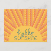 hallo Sunshine - Postard Briefkaart (Voorkant)