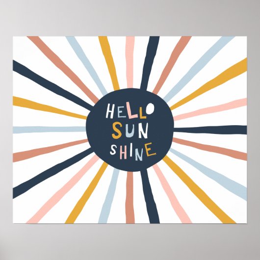hallo Sunshine Poster (Voorkant)