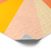 hallo Sunshine | Retro-Poster Poster (Hoek)