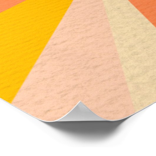 hallo Sunshine | Retro-Poster Poster (Hoek)