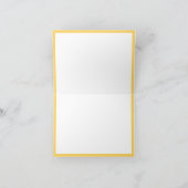 Hallo Sunshine Schattige Happy Yellow Typography N Kaart (Binnen)