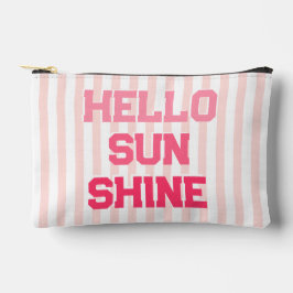 Hallo Sunshine - Schattigee perzik roze strepen Etui