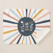 hallo Sunshine Sherpa Deken (Voorkant (horizontaal))