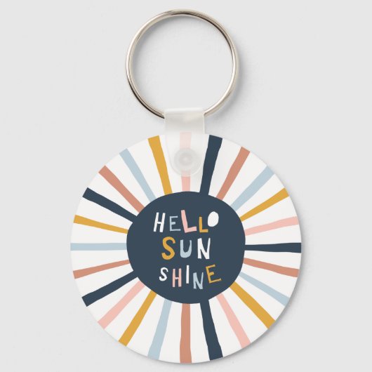 hallo Sunshine Sleutelhanger (Voorkant)