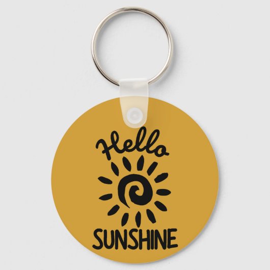 hallo Sunshine Sleutelhanger (Voorkant)