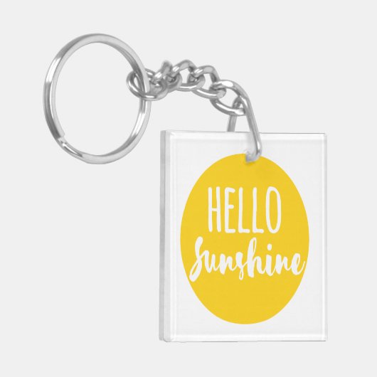 hallo Sunshine Sleutelhanger (Voorkant Links)