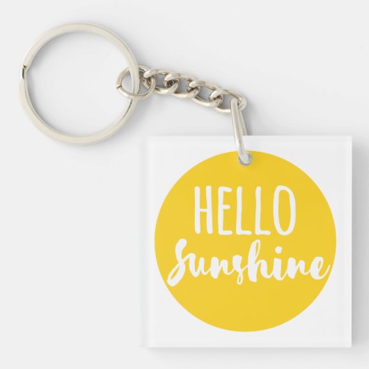 hallo Sunshine Sleutelhanger (Voorkant)