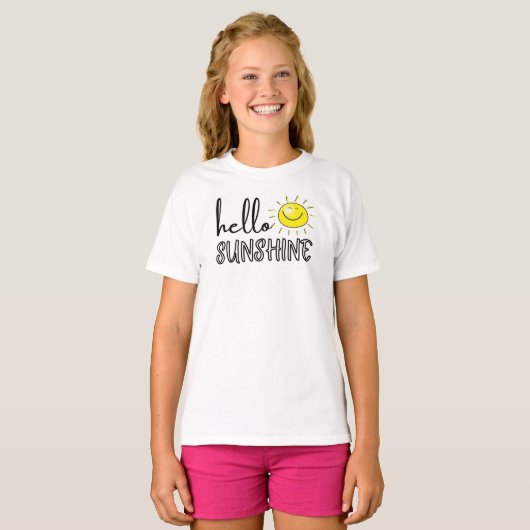 hallo Sunshine Spring Summer T-Shirt (Voorkant volledig)