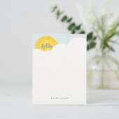 hallo Sunshine Stationery - Azure Kaart (Staand voorkant)