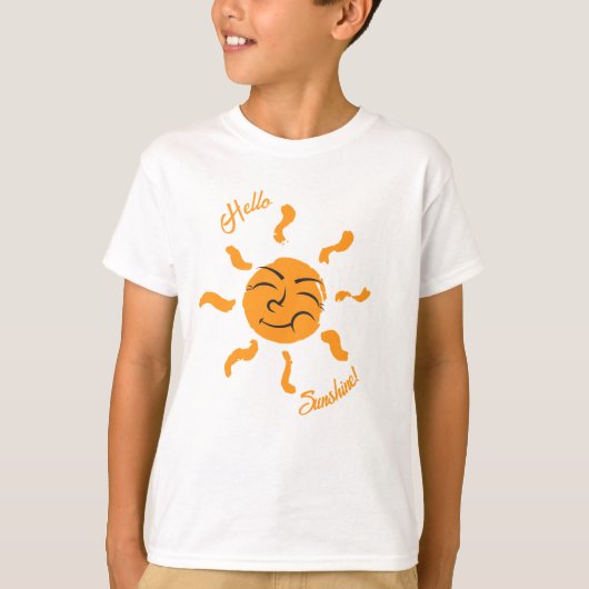 hallo "Sunshine" T-shirt (Voorkant)