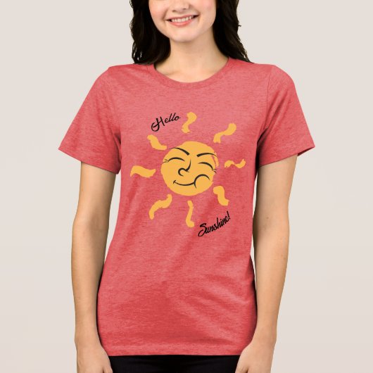 hallo "Sunshine" T-shirt (Voorkant)