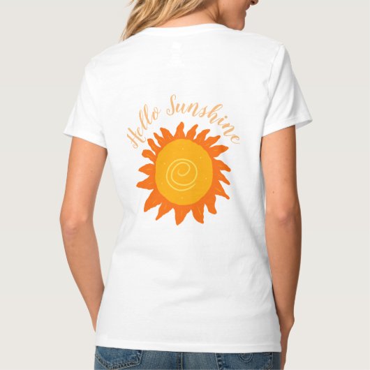 hallo Sunshine T-shirt (Achterkant)