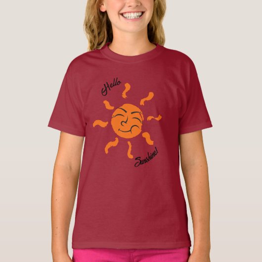 hallo "Sunshine" T-shirt (Voorkant)