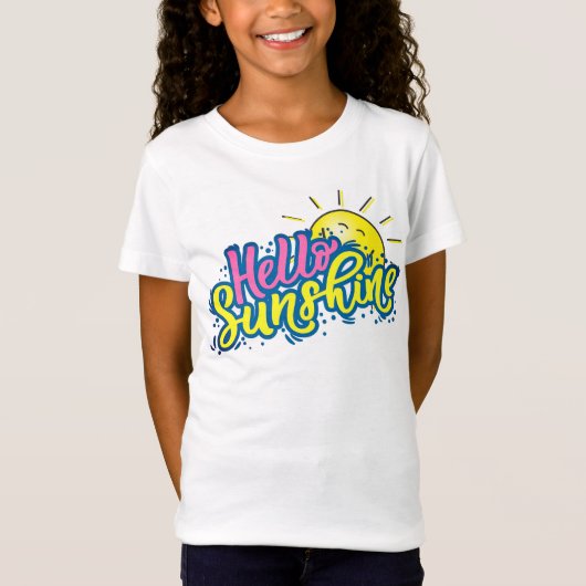 hallo Sunshine T-Shirt (Voorkant)