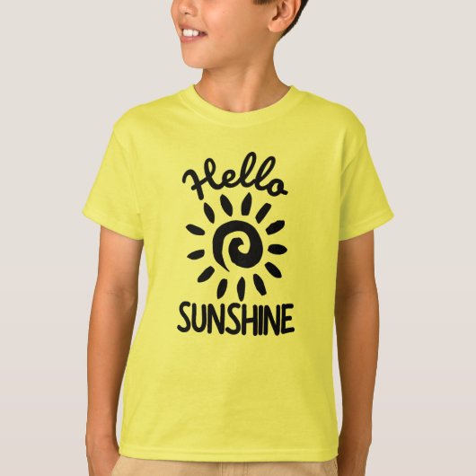 hallo Sunshine T-Shirt (Voorkant)