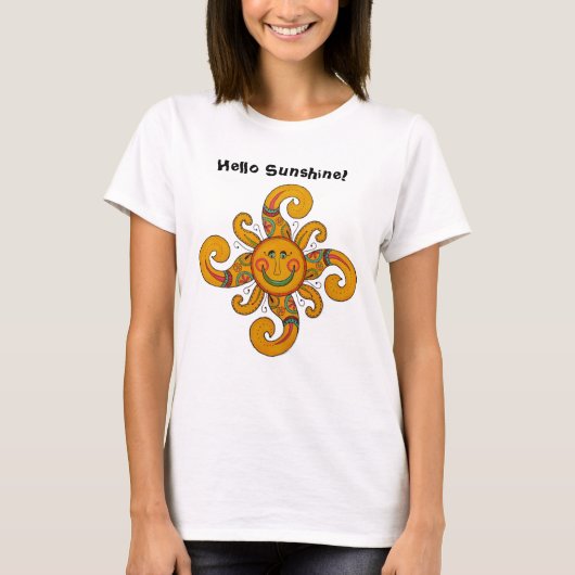 "Hallo Sunshine!" T-shirt (Voorkant)
