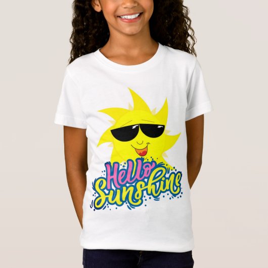 hallo Sunshine T-Shirt (Voorkant)