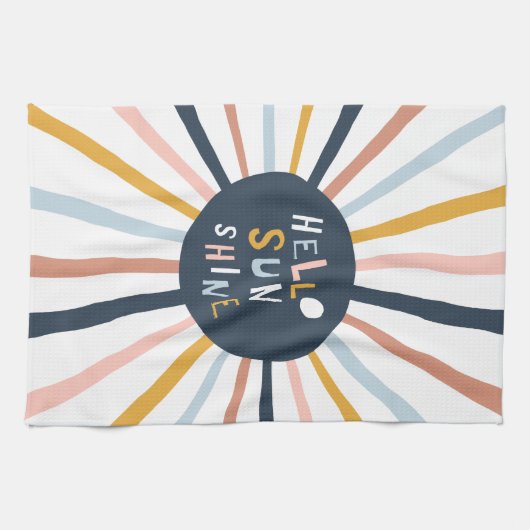 hallo Sunshine Theedoek (Horizontaal)