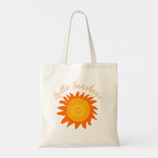 hallo Sunshine Tote Bag (Achterkant)