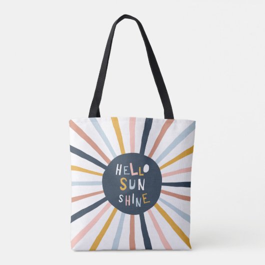 hallo Sunshine Tote Bag (Achterkant)