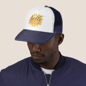 hallo Sunshine Trucker Hat Great for Summer Pet (In situ)