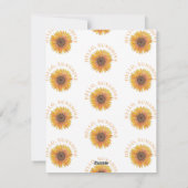 hallo Sunshine Valentijnsdag Holiday Kaart (Achterkant)