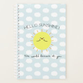 hallo SUNSHINE - WEEK-TO-A-UITZICHT PLANNER (Voorkant)