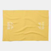 hallo Sunshine Yellow Summer Kitchen Towel Theedoek (Horizontaal)