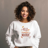 Hallo Sweater Weer Sweatshirt