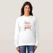 Hallo Sweater Weer Sweatshirt (Voorkant volledig)