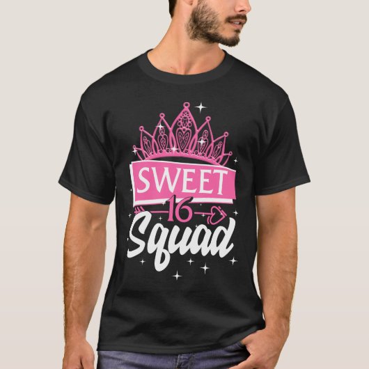Hallo Sweet 16 Squad, T-shirt (Voorkant)