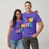 Hallo Sweet Summertime Vacation Beach Matching Fam T-shirt (Unisex)