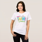 Hallo Sweet Sunshine Tri-Blend Shirt (Voorkant volledig)
