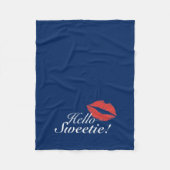 hallo Sweetie! Fleece Deken (Voorkant)