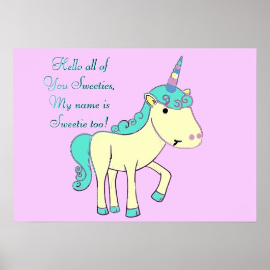 hallo Sweeties Poster (Voorkant)