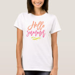 hallo t-shirt<br><div class="desc">Welkom zomer met dit stijlvolle en heldere design.</div>
