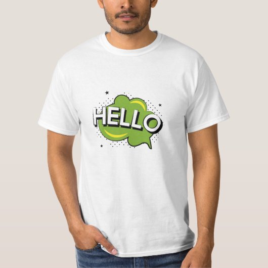 hallo t-shirt (Voorkant)