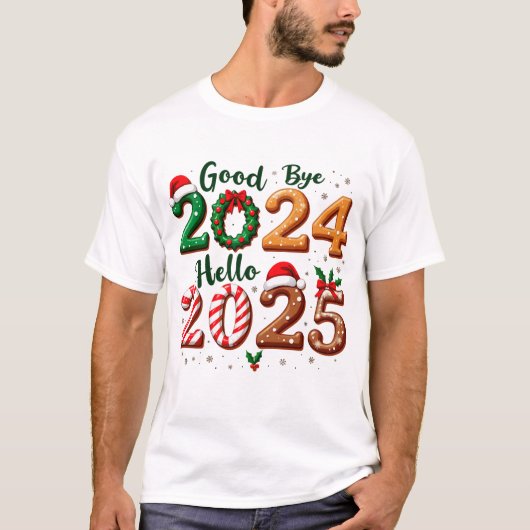 Hallo T-shirt Kerstdag 2024 (Voorkant)