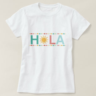 Hallo T-shirt, Spaanse Hallo T-shirt, Hallo Spaans T-shirt